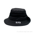 Logo di ricamo a cappello a bucket personalizzato